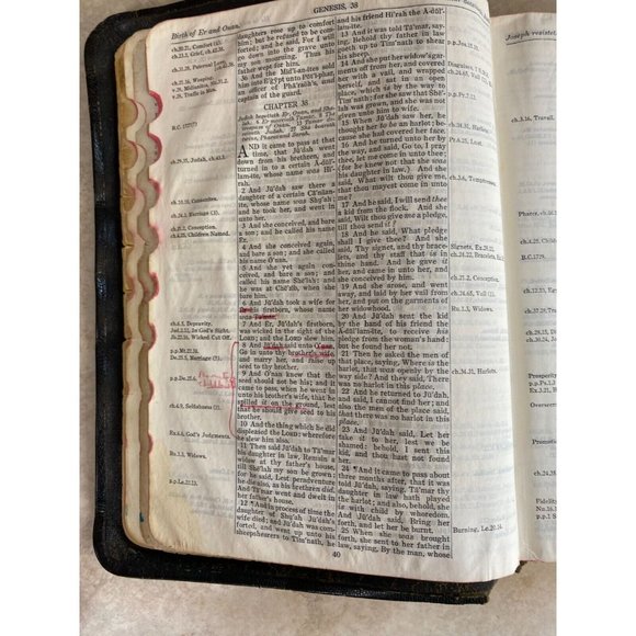 The New 1934 Chain Reference Bible Third Improved Edition King James Version - Picture 14 of 16